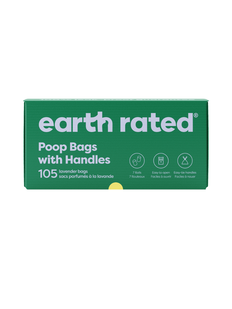 Dog Poop Bags With Handles on a Roll F7